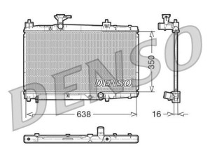 DRM50007 (DENSO) Радіатор основнийToyota Yaris 00-05