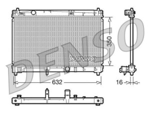 DRM50009 (DENSO) Радіатор основнийToyota Yaris 05-12