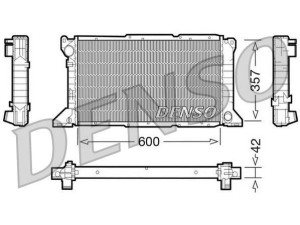 DRM10100 (DENSO) Радіатор основнийFord Transit 86-00