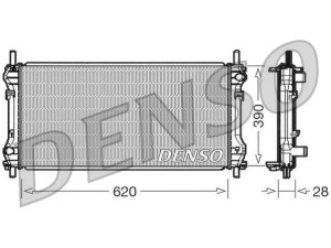 DRM10102 (DENSO) Радиатор основнойFord Transit 00-06 Ford Transit 06-14