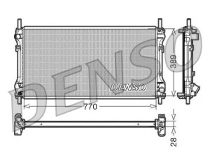 DRM10104 (DENSO) Радиатор основнойFord Transit 00-06