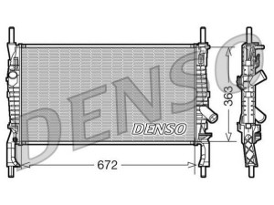 DRM10105 (DENSO) Радиатор основнойFord Connect 02-13 Ford Transit 06-14