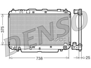 DRM50021 (DENSO) Радіатор основнийToyota RAV4 00-05