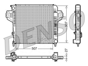 DRM06030 (DENSO) Радиатор основнойJeep Cherokee 01-07