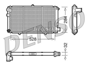 DRM07001 (DENSO) Радиатор основной