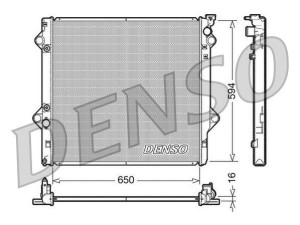 DRM50036 (DENSO) Радиатор основнойToyota FJ Cruiser 06-16 Toyota Land Cruiser Prado 120 03-09