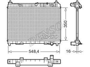 DRM10113 (DENSO) Радиатор основнойFord B-MAX 12-17 Ford Fiesta 09-17