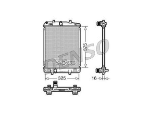 DRM50040 (DENSO) Радиатор основнойToyota Aygo 05-14