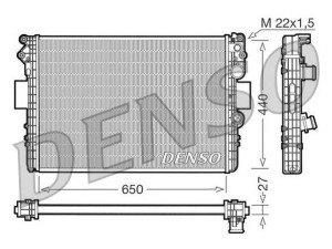 DRM12002 (DENSO) Радиатор основнойIveco Daily E3 99-06