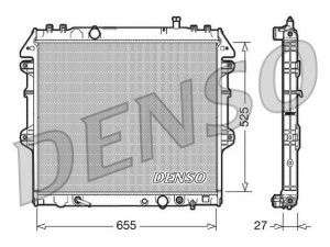 DRM50045 (DENSO) Радіатор основнийToyota Hilux 05-16