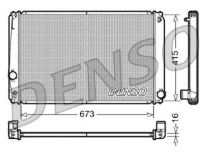 DRM50051 (DENSO) Радіатор основнийToyota RAV4 13-18 Toyota RAV4 05-13