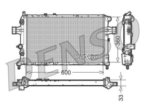 DRM20017 (DENSO) Радіатор основнийOpel Zafira A 99-05 Opel Zafira B 05-12 Opel Astra G 98-05