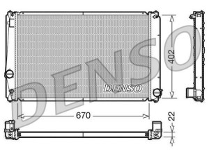 DRM50053 (DENSO) Радіатор основнийToyota RAV4 13-18 Toyota RAV4 05-13