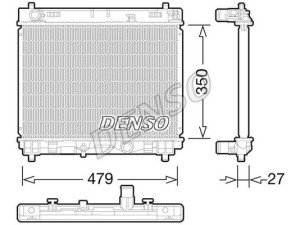 DRM50058 (DENSO) Радиатор основной