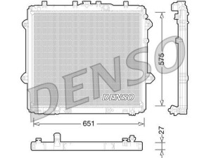 DRM50060 (DENSO) Радиатор основнойToyota Land Cruiser Prado 150 09-