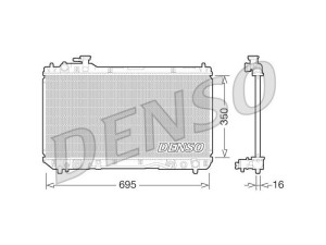 DRM50061 (DENSO) Радіатор основнийToyota RAV4 94-00