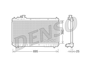 DRM50062 (DENSO) Радіатор основнийToyota RAV4 94-00