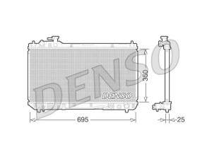 DRM50063 (DENSO) Радіатор основнийToyota RAV4 94-00