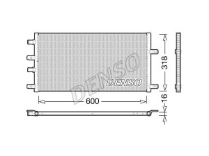 DRM12011 (DENSO) Радіатор основнийIveco Daily E5 11-14
