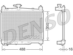 DRM50066 (DENSO) Радіатор основнийToyota Yaris 00-05