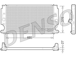 DRM50072 (DENSO) Радіатор основнийToyota Corolla 13-18 Toyota Avensis 09-18 Toyota Corolla 07-13