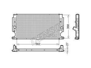 DRM50090 (DENSO) Радиатор основнойToyota Avensis 09-18