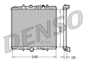 DRM07061 (DENSO) Радиатор основнойFiat Ulysse 02-10 Peugeot Expert 07-16 Citroen Jumpy 07-16