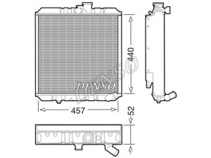 DRM14002 (DENSO) Радиатор основной