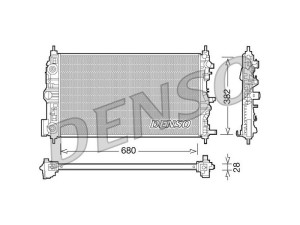 DRM15006 (DENSO) Радиатор основнойChevrolet Orlando 10-18 Chevrolet Cruze 09-17