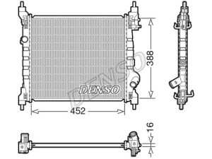 DRM15014 (DENSO) Радиатор основнойChevrolet Spark 10-17