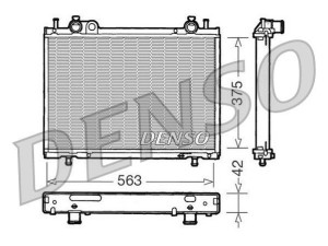 DRM09021 (DENSO) Радиатор основнойFiat Bravo 95-01