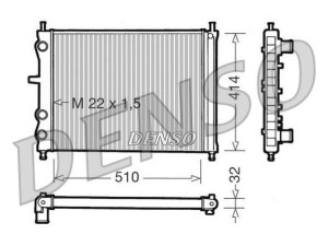 DRM09024 (DENSO) Радіатор основнийFiat Bravo 95-01