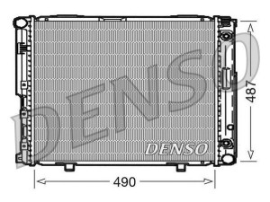 DRM17004 (DENSO) Радиатор основнойMercedes-Benz E-Class W124 84-95 Mercedes-Benz E-Class W210 94-03