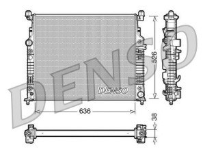 DRM17006 (DENSO) Радиатор основнойMercedes-Benz ML W164 05-11 Mercedes-Benz GL X164 06-12 Mercedes-Benz G-Class W463 90-18