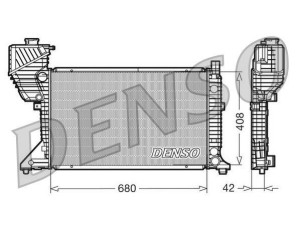 DRM17011 (DENSO) Радиатор основнойMercedes-Benz Sprinter 901-905 95-06