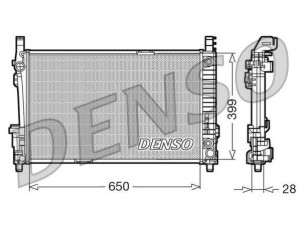 DRM17013 (DENSO) Радиатор основнойMercedes-Benz A-Class W169 04-12 Mercedes-Benz B-Class W245 05-11