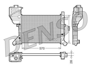 DRM17016 (DENSO) Радиатор основнойMercedes-Benz Sprinter 901-905 95-06