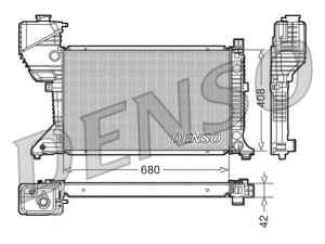 DRM17017 (DENSO) Радиатор основнойMercedes-Benz Sprinter 901-905 95-06