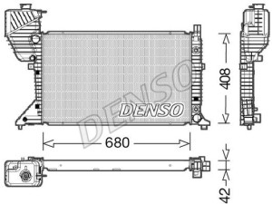 DRM17019 (DENSO) Радиатор основнойMercedes-Benz Sprinter 901-905 95-06 Mercedes-Benz Sprinter 906 06-18