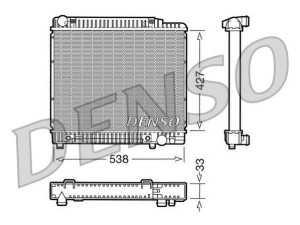 DRM17022 (DENSO) Радіатор основний