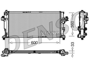 DRM20039 (DENSO) Радиатор основнойOpel Corsa C 00-06 Opel Combo C 01-11