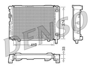 DRM17029 (DENSO) Радіатор основнийMercedes-Benz E-Class W124 84-95 Mercedes-Benz 190 (W201) 82-93