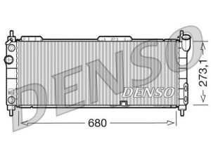 DRM20043 (DENSO) Радиатор основнойOpel Combo B 94-01