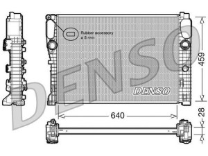 DRM17042 (DENSO) Радіатор основнийMercedes-Benz CLS C219 03-10 Mercedes-Benz CLS C218 10-17 Mercedes-Benz E-Class W211 02-09