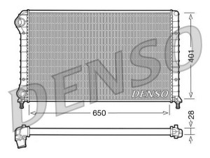 DRM09061 (DENSO) Радиатор основнойFiat Doblo 00-09