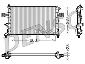 DRM20083 (DENSO) Радіатор основнийOpel Zafira A 99-05 Opel Zafira B 05-12 Opel Astra G 98-05