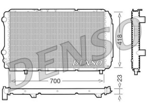 DRM09077 (DENSO) Радиатор основнойFiat Ducato 94-02 Fiat Ducato 02-06 Peugeot Boxer 94-02