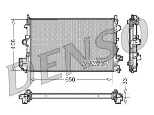 DRM20088 (DENSO) Радиатор основнойFiat Croma 05-10 Opel Vectra C 02-08 Cadillac BLS 05-09