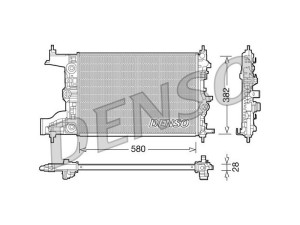 DRM20097 (DENSO) Радіатор основнийOpel Astra J 10-15