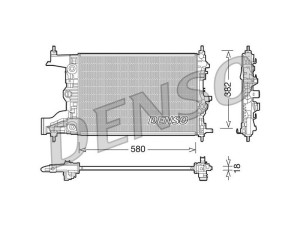 DRM20099 (DENSO) Радіатор основнийOpel Astra J 10-15